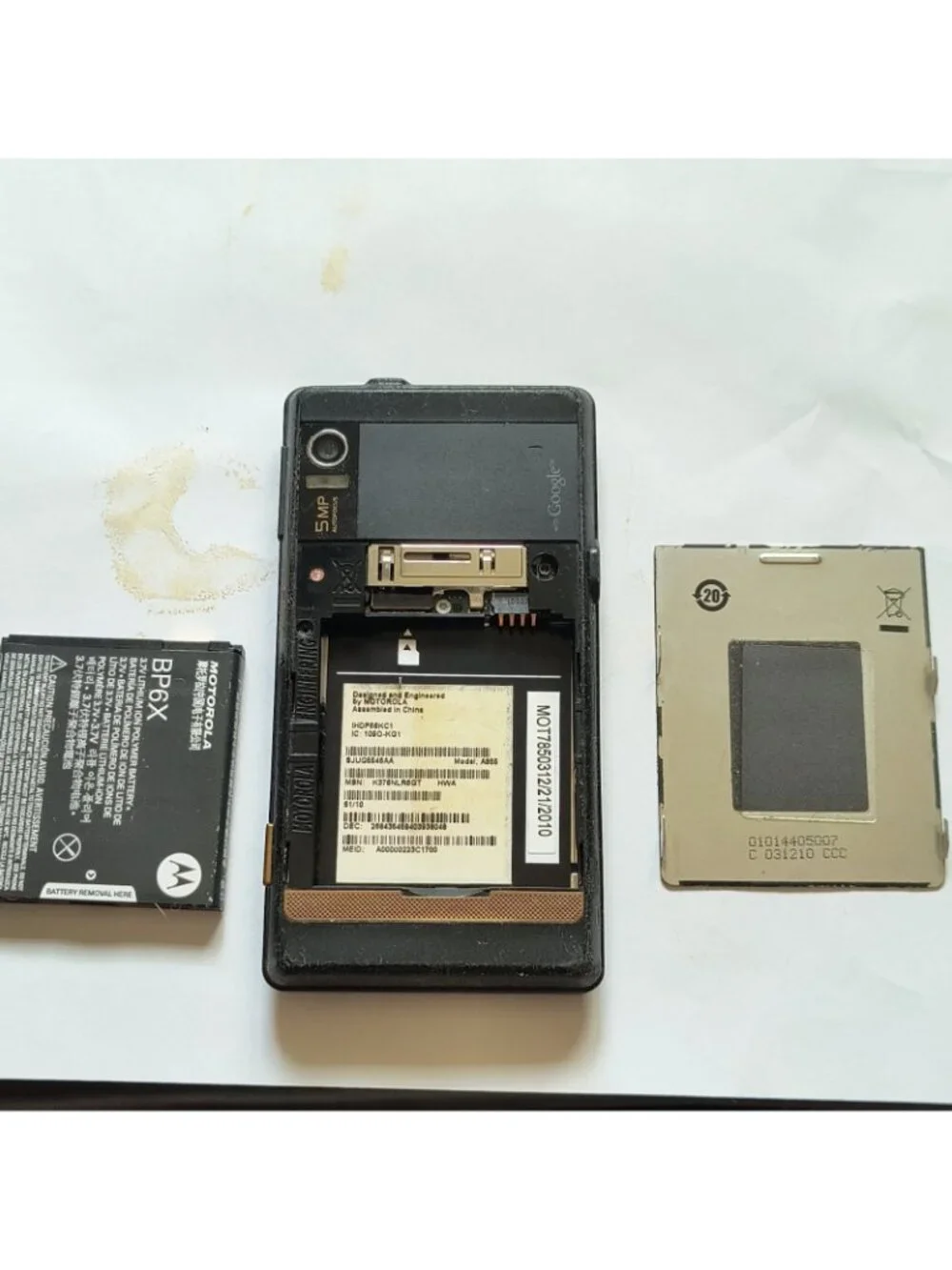 (For Collection) Motorola Droid A855 Verizon CDMA Android Slider QWERTY 5MP